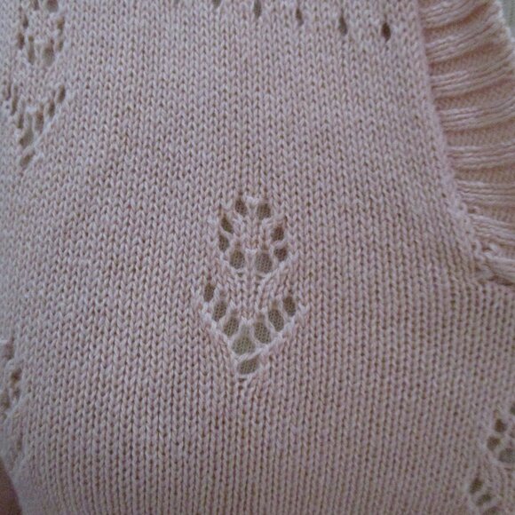 BP. Long Sleeve Collared Pointelle Detail Sweater - Picture 2 of 6